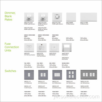 tembok listrik ngalih 500W LED Dimmer Ngalih